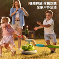 3-in-1 dinosaur exercise machine: kids' bouncing bar, bouncing toy, foot-powered rocket launcher - sensory integration training toy