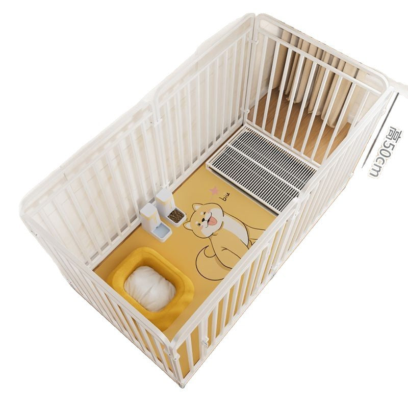 Pet fence anti-cat door gate cat fence isolation gate dog fence fence pet blocking gate protective fence cage