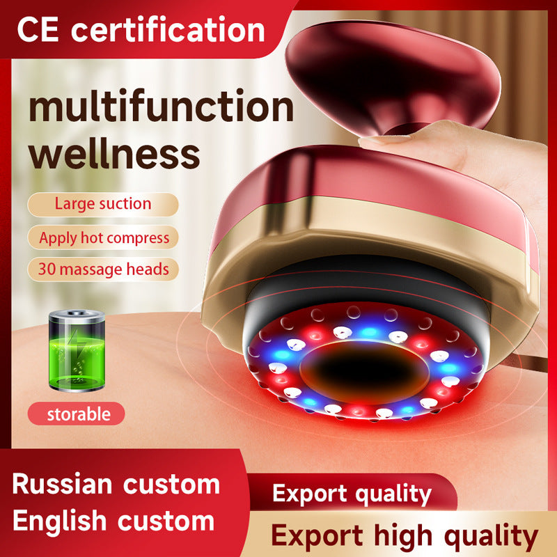 electric negative pressure scraping instrument, whole body hot compress, vacuum negative pressure suction cupping device, for home masseuse