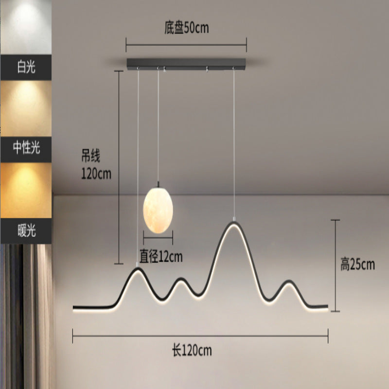 Whole house living room ceiling light premium bedroom ceiling light Nordic style creative whole house ceiling light