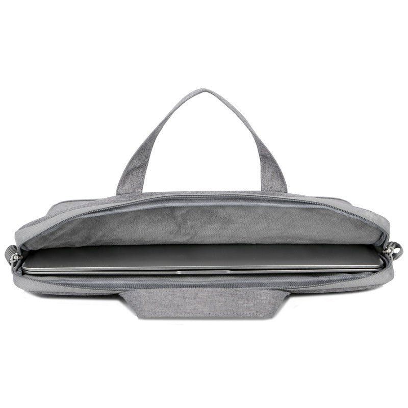 Computer shoulder bag, laptop bag, 15-inch men's and women's simple computer handbag, document gift