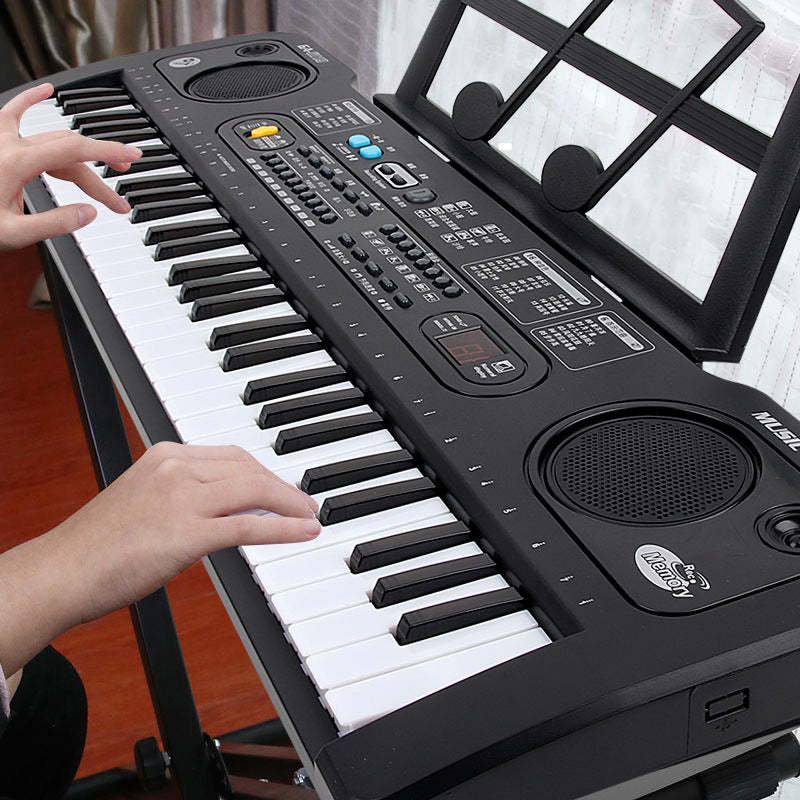 61-key digital keyboard electronic piano for adults and beginners - multifunctional musical instrument toy for boys and girls