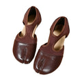 Ready-to-ship  spring collection: spanish stretch fabric split-toe ballet flats - women's hollow-out flat casual shoes