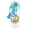 Large capacity cartoon fashion water bottle - premium pop-up lid with straw - portable kids' water bottle - sports student water cup