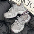 Thick sole heightened dad shoes women's 2026new arrivalspring sports casual shoes best selling petites mesh women's shoes