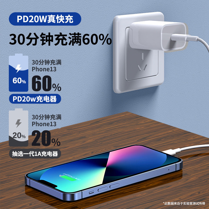 Pd20w/30w fast charging charging head 3c certified mobile phone charger suitable for apple 15 charger set wholesale