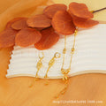 2pcs middle eastern hollow frosted round bead long necklace with geometric shape earrings luxury suit wedding party gift