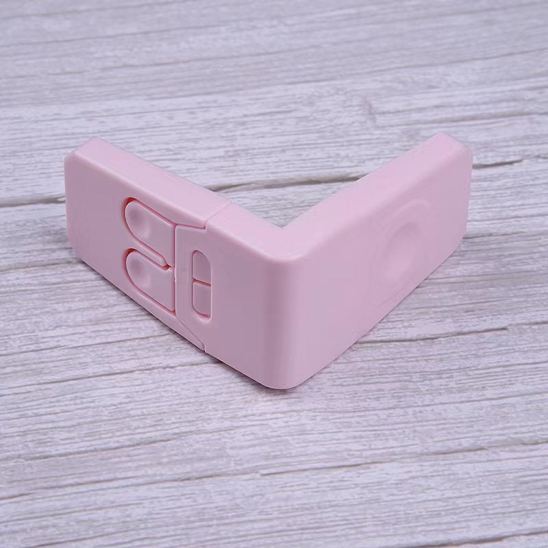 Multifunctional baby anti-pinch drawer lock kidssecurity lock baby protection kids supplies cabinet door bear head lock buckle