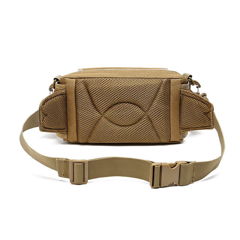 New Multifunctional Outdoor Tactical Fanny Pack Carry-on Kettle Cover Oblique Span Bag Luya Shoulder Bag Cycling Slingshot Bag
