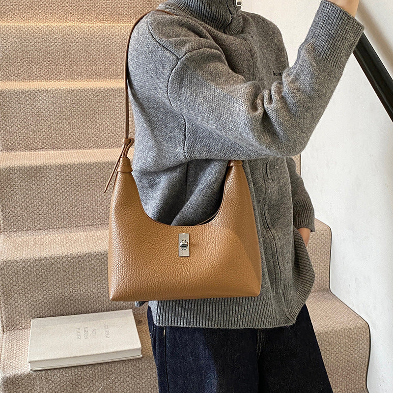 Bags Women's Bags 2025 New Simple Underarm Shoulder Bags Fashion Versatile Handbags Daily Commuter Messenger Bags