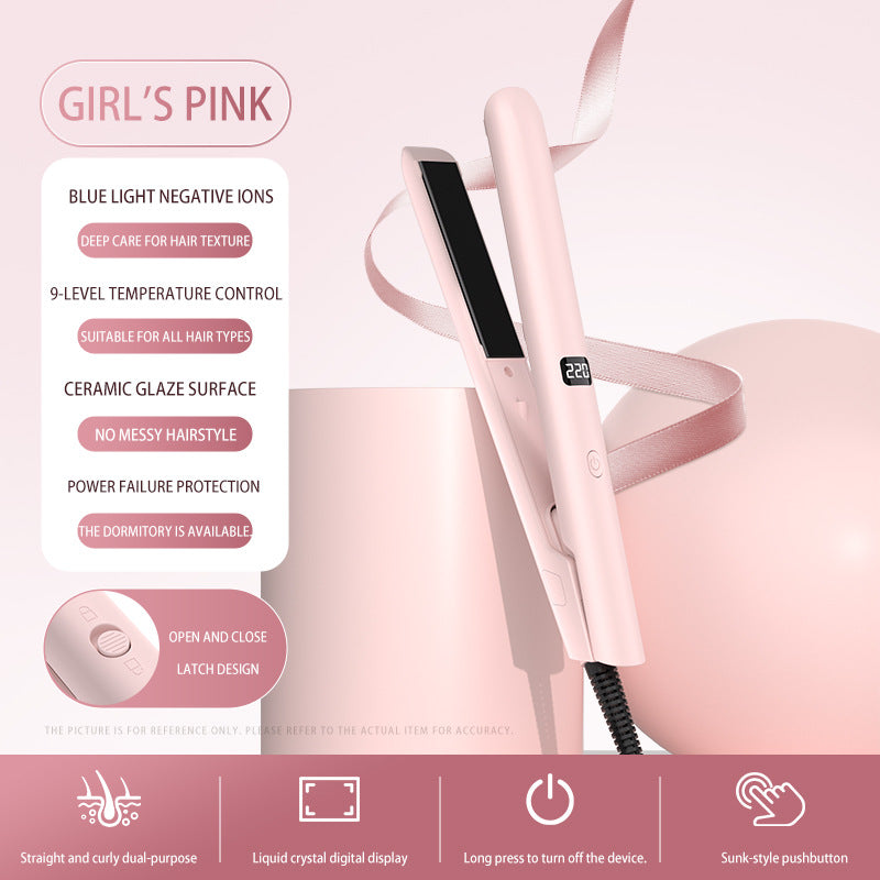 new arrival straightening comb - negative ion, gentle on hair, portable, straight & curl 2-in-1, lazy person's hair straightener - factory direct wholesale