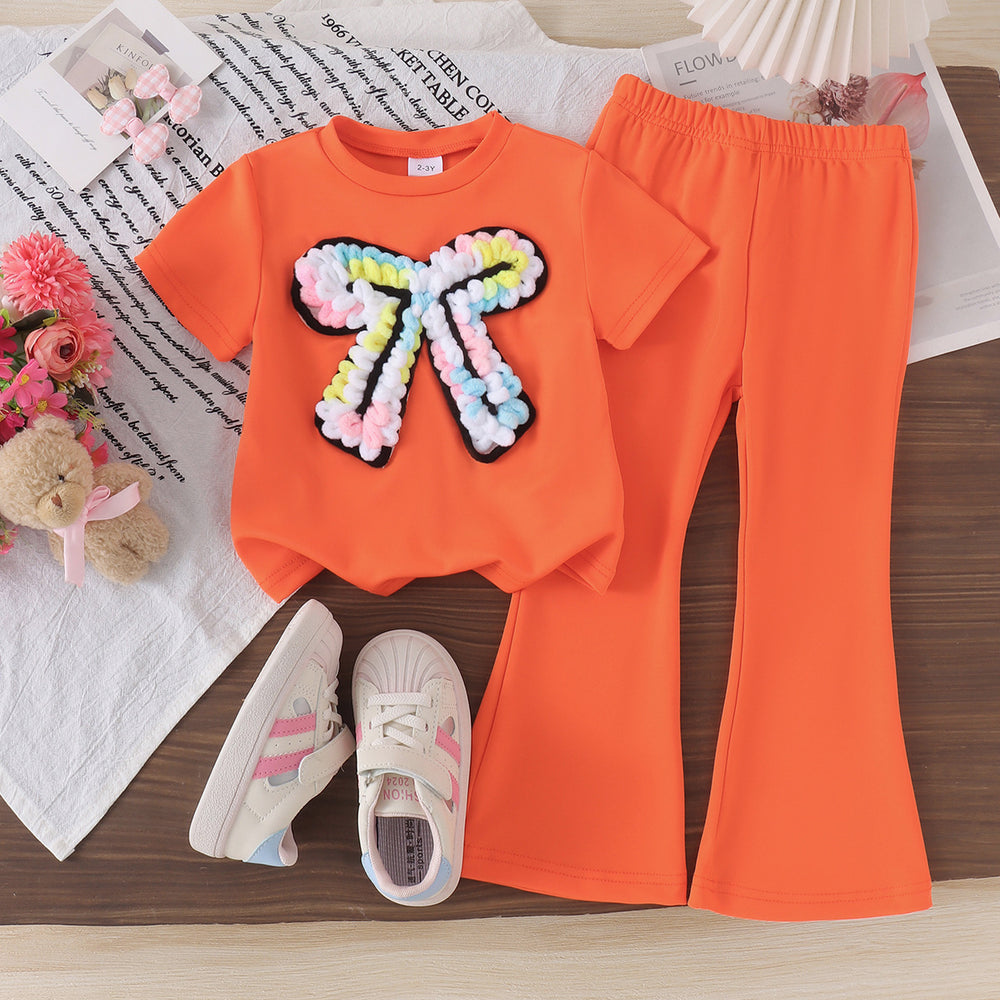 exclusive for european and american girls new arrival rose red short-sleeved t-shirt + pants