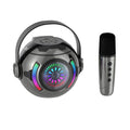 Karaoke-ready bluetooth speaker: wireless, outdoor, smart mini speaker with deep bass, high volume, and long battery life