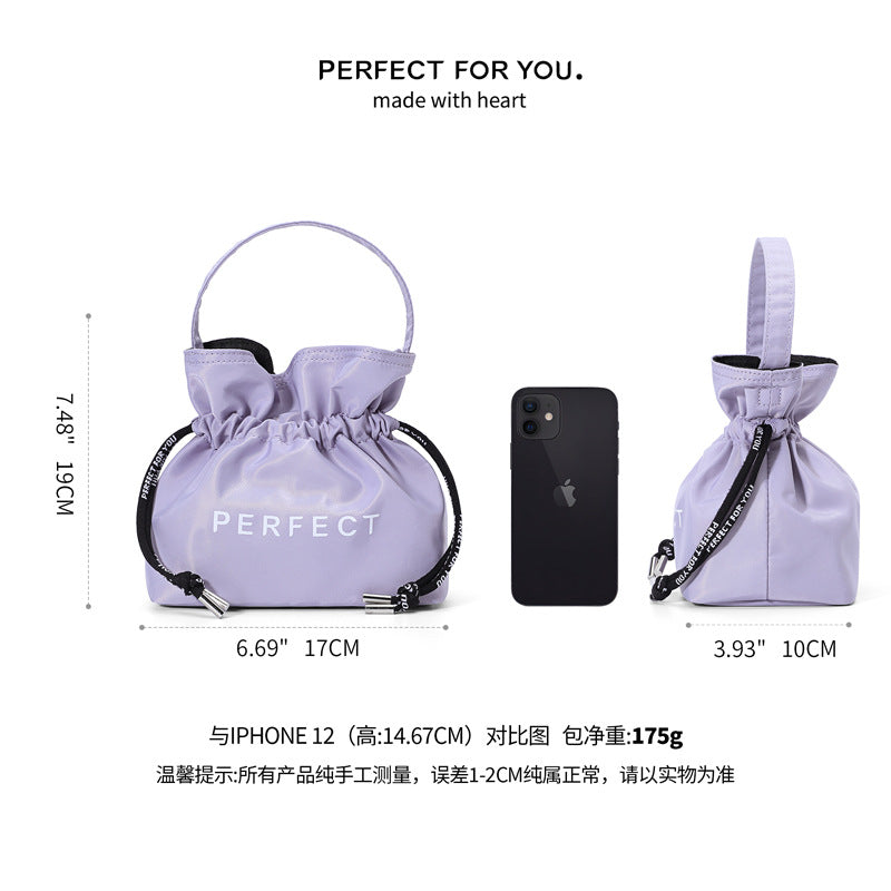 Cross-border  messenger bag Korean version of high-end nylon canvas small bag lightweight and versatile large-capacity shoulder bag women