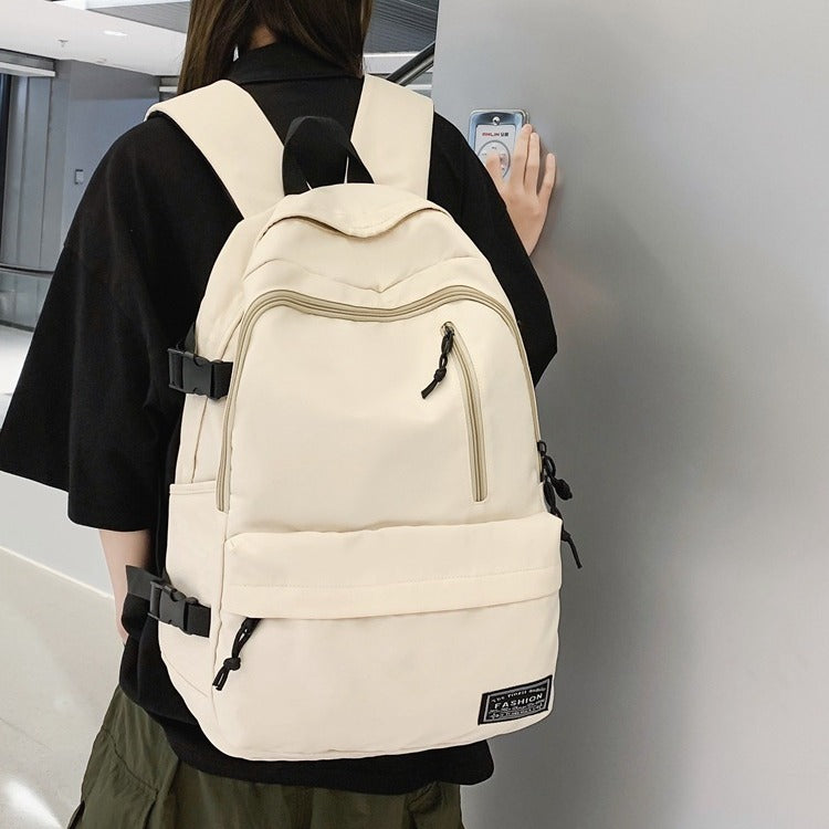 Backpack wind school bag college student college wind large capacity travel backpack commuter computer bag neutral