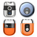 personalized magnetic electric shaver mini razor electric for home washable double-headed beard razor