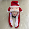 Christmas santa hat ornament - cartoon hat for adults & kids - light-up christmas atmosphere - small gift/present