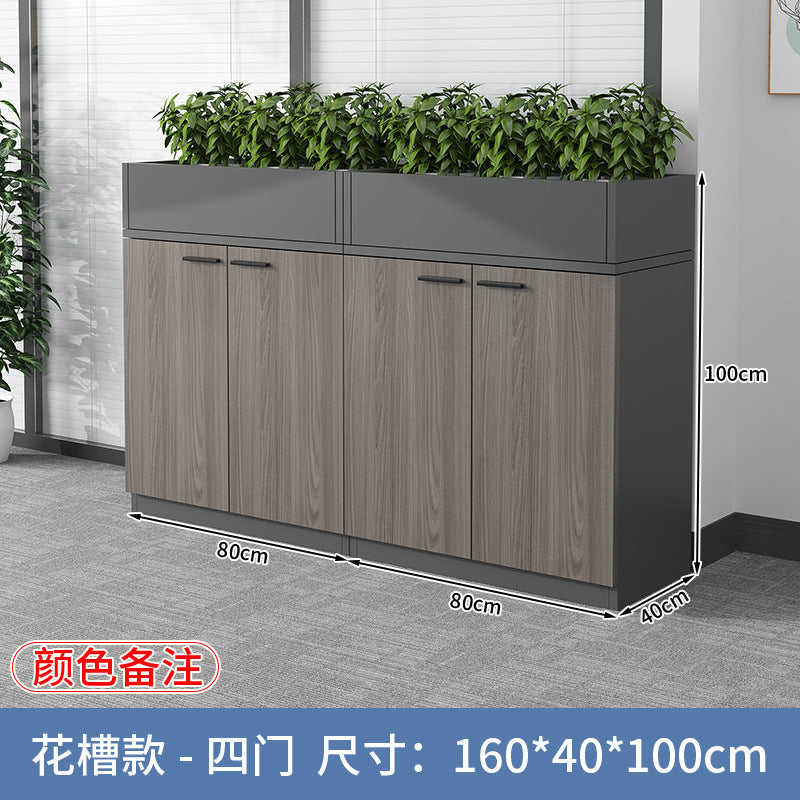 Office cabinet floor-standing file cabinet copy printer bottom base placement storage material storage cabinet low cabinet