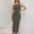 cross-border listing: new  women's original elegant versatile knitted slim-fit camisole dress