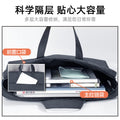 Oukeqi large capacity business briefcase office conference document bag portable business trip laptop bag print logo