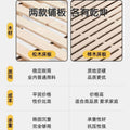Imported beech wood solid wood bed, kids' bed, elevated headboard, healthy & eco-friendly plant-based wood wax oil, double bed