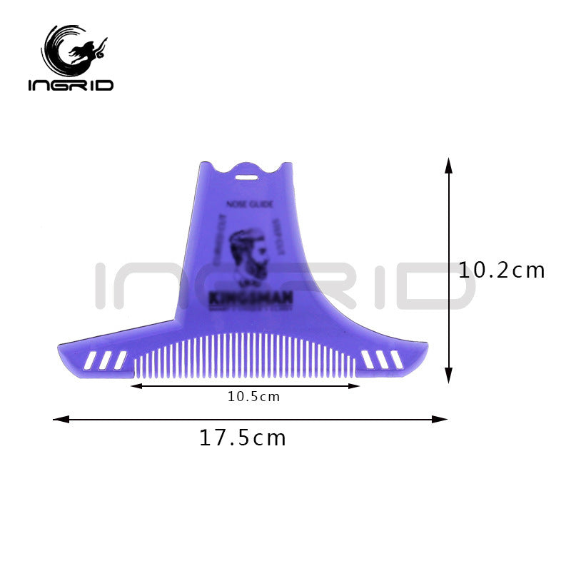 Men's Repair Beard Comb Sideburns Beard Trim Contour Tool Styling Comb Hair Template Comb