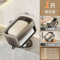 Suction cup soap dish wall mounted punch-free for home bathroom drain soap dish bathroom storage rack storage box