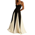 cross-border e-commerce women's fashion: european and american summer new arrivals - elegant, sexy, backless, slim-fit evening gown dress