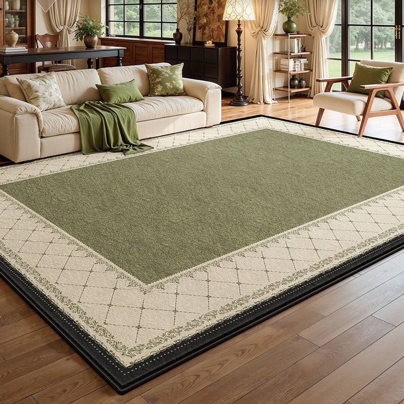 Removable and washable carpet french medieval retro persian no-wash and wipeable double-layer detachable machine washable sofa bedroom floor mat
