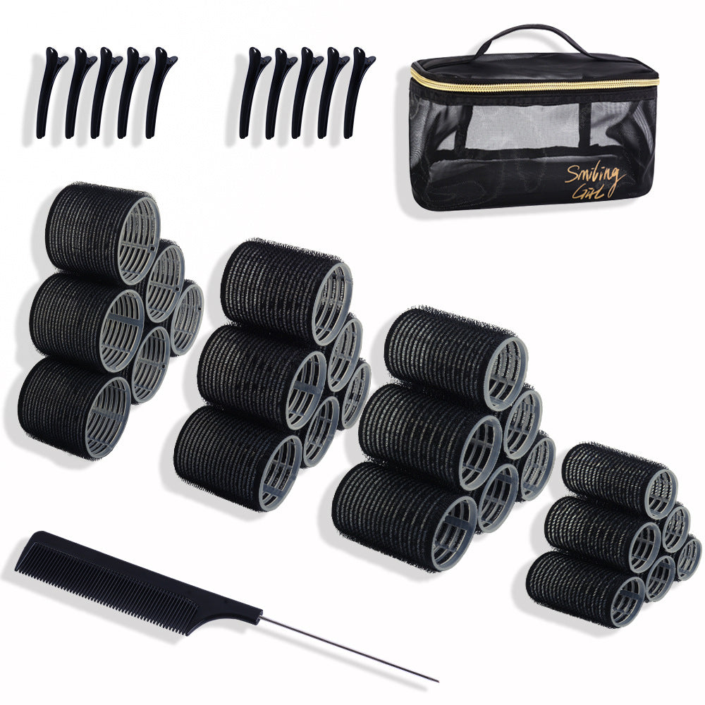 curling iron + clip set bangs roll DIY styling roll bangs tool  hairroller