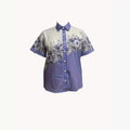 wholesale women's short-sleeved shirts, trendy shirt with hot-selling cross-border print designs, dropshipping available