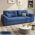 Detachable and washable velvet sofa bed, dual-purpose, foldable, integrated small apartment, cream style, storage, single and double, special price function