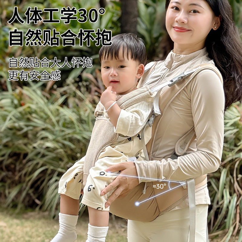 Waist stool baby carrier baby front-hug type outing stool baby holding handy gadget multi-functional breathable mesh cross-border exclusive supply