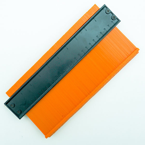 Square Head Metal Lock Profile Gauge Contourgauge Curvature Ruler Measuring Ruler High Precision