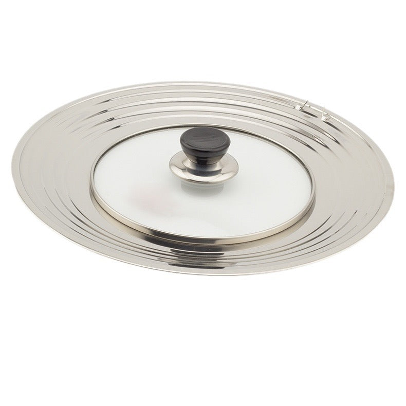 Thickened multi-purpose pot lid tempered glass multi-rim lid cross-border wok lid soup pot lid frying pan lid suitable for 24-32cm