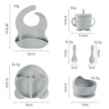 Gray 6-piece set (with ears)