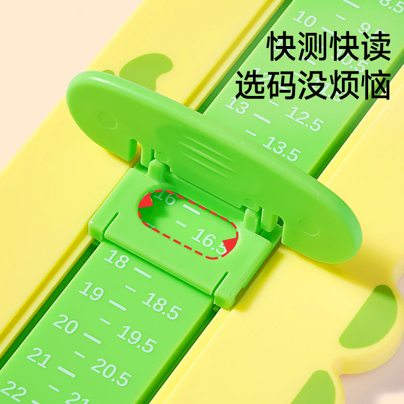 Kids' foot measuring device - accurate foot length & shoe insole length measurement tool for babies & toddlers - universal home use