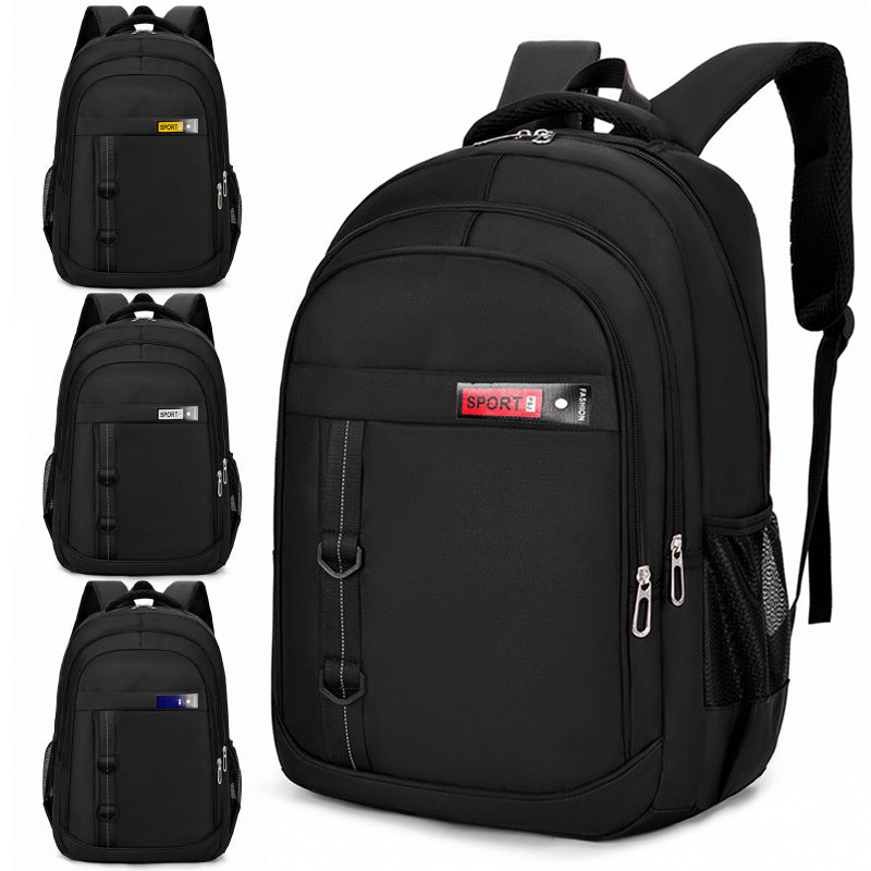 Black Backpack Computer Bag Travel Backpack Student School Bag Oxford Cloth Casual Business Backpack Campus School Bag