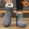 Men's snow boots winter fur-lined warm cotton shoes outdoor waterproof non-slip plush thickened northeast cotton boots