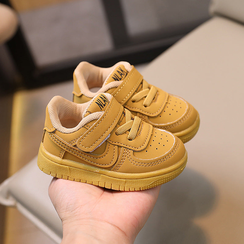 spring/autumn korean style baby boys' white sneakers, kids' skate shoes, athletic shoes, unisex baby walking shoes, infant shoes