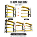 Multi-tier storage shelving unit - heavy duty iron shelving for home, warehouse, and e-commerce fulfillment centers