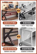 Bookshelf all-in-one table with perforated board study table bedroom simple office desk student for home solid wood desktop computer desk