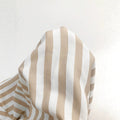 Vacation casual style vertical stripes mid-length skirt v neckrufflespatchworklooseslimming looklong sleeves flowydress