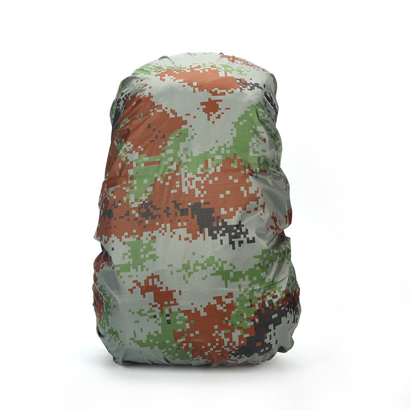 Outdoor backpack rain cover, mountaineering bag rain cover can be printed LOGO