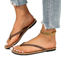 summer new arrival: plus-size french minimalist flip-flops - stylish round-toe thong sandals for cross-border e-commerce