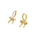 Amazon cross-border fashion high-end pearl bow earrings - versatile new arrivals, perfect for girls' gatherings and holiday gifts