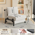 Sofa bed foldable dual-purpose small apartment b&b dual-purpose sofa living room study balcony can sit and lie down telescopic sofa