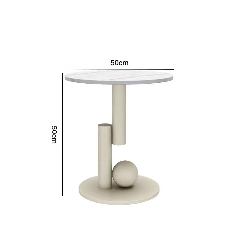 Accessible luxury italian coffee table cream style slate tea table for home living room popular table popular simple rental room coffee table