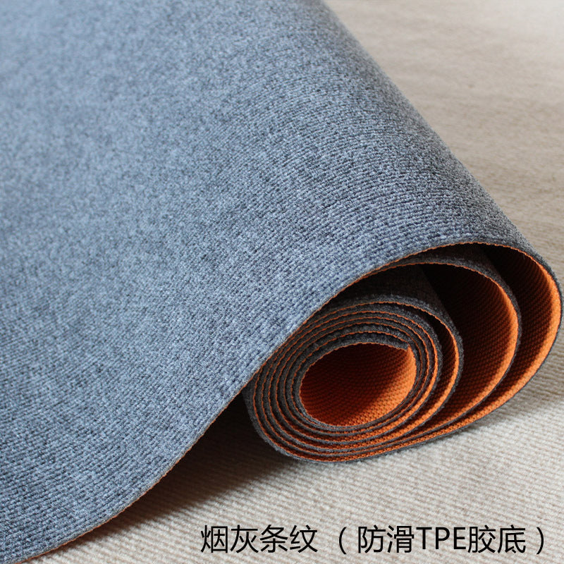 Solid color rug - customizable bedside, bedroom bay window, office mat, large area full coverage living room carpet