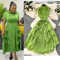 export elegance miyake pleated dress skirt pleated long heavy industry pleated classy exquisite dress for women